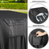 VOUNOT Garden Furniture Covers 250x250x73cm Waterproof Patio Set Cover Black