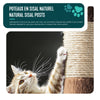 VOUNOT Cat Tree with Scratching Posts Multi - Level Cat Activity 112cm Brown