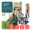 VOUNOT Set of 2 Pop Up Football Goals for Kids, 2 in 1 Mini Football Target Net