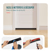 VOUNOT Door Draught Excluder Strip Draft Excluder Under Door 200x5cm, Black