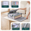 VOUNOT 6 Pack Bedding Storage Bags, Foldable Sheet Organisers, Grey