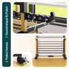 VOUNOT 4-Tier Foldable Clothes Airer 99x69x175.5 cm Drying Rack, Black
