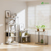 VOUNOT 5-Tier Heavy Duty Shelving Unit Set of 2, 150x70x30 cm, Metal