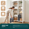 VOUNOT  Folding Step Stool, Anti-Slip Folding Stool, 32x25x22 cm Grey