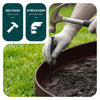 VOUNOT Plastic Garden Edging, Flexible Lawn Edging with Pegs, Brown 20m
