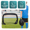 VOUNOT Set of 2 Pop up Football Goals for Kids, Foldable Mini Soccer Target Net