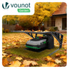 VOUNOT® Robot Lawn Mower Garage 82 x 80 x 46 cm, Aluminium, Brown