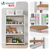 VOUNOT 4-Tier Heavy Duty Shelving Units Set of 2, 700kg, 160x80x40 cm