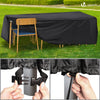 VOUNOT Garden Furniture Covers 242x162x73cm Waterproof Patio Set Cover Black