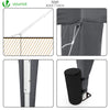 VOUNOT 3x3m Pop Up Gazebo with 4 Leg Weight Bags, Folding Party Tent for Garden Outdoor, Grey - VOUNOTUK