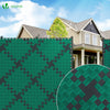 VOUNOT PVC Privacy Strips Garden Privacy Fence Screen 300m x 4.7cm with 600 Clips, Green