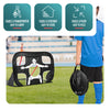 VOUNOT Set of 2 Pop Up Football Goals for Kids, 2 in 1 Mini Football Target Net