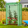 VOUNOT Garden Greenhouse w/Roll-Up Door, 135g/m² PE Cover, 100x50x150cm, Green