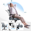 VOUNOT Ergonomic Office Desk Chair, Computer Chair Executive Swivel Chair, Grey - VOUNOTUK