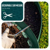 VOUNOT Plastic Garden Edging, Flexible Lawn Edging with Pegs, Green 20m