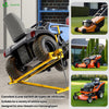 VOUNOT Lifter for Lawn Mowers, Garden Tractor Jack, Weight Capacity 900lbs, Yellow