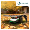 VOUNOT Robotic Lawnmower Garage 104x80x50 cm, Outdoor Shelter, Brown