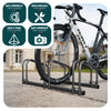VOUNOT Bike Stand Bicycle Parking Rack for 3 Bikes, Black