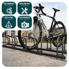VOUNOT Bike Stand Bicycle Parking Rack for 5 Bikes, Black