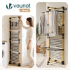 VOUNOT 4-Tier Foldable Clothes Airer 99x69x175.5 cm Drying Rack, Black