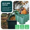 VOUNOT 500L Large Garden Waste Bags with Handles, Green, 6pcs