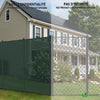 VOUNOT 1.8×10m Privacy Netting Garden Screening Shading Net Green