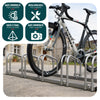 VOUNOT Bike Stand Bicycle Parking Rack for 6 Bikes