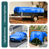 VOUNOT 1.5x6m Tarpaulin Heavy Duty 180 g/m² Waterproof Tarp Blue