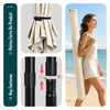 VOUNOT 270cm Garden Parasol, UV50+ Sun Umbrella w/Shoulder Carry Bag, Beige