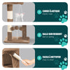 VOUNOT Cat Tree with Scratching Posts Multi - Level Cat Activity 112cm Brown