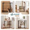 VOUNOT Safety Gate for Stairs 89-96cm, Pressure Fit Baby Gate, Black