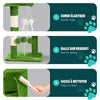 VOUNOT Cat Tree with Scratching Posts Multi - Level Cat Activity 112cm Green