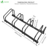 VOUNOT Bike Stand Bicycle Parking Rack for 4 Bikes, Black