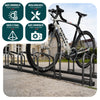 VOUNOT Bike Stand Bicycle Parking Rack for 4 Bikes, Black