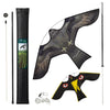 VOUNOT Bird Scarer Kite with Telescopic Pole, 2 Interchangeable Kites, Model F&G