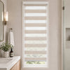 VOUNOT Day and Night Zebra Roller Blinds No Drill, 50x150cm Linen