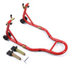 VOUNOT Motorbike Rear Paddock Stand, 390kg Capacity, Heavy Duty, Red