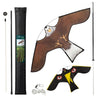 VOUNOT Bird Scarer Kite with Telescopic Pole, 2 Interchangeable Kites, Model B&G