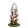 VOUNOT Metal Garden Obelisk for Climbing Plants, 40 cm Dia. x 194 cm