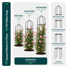 VOUNOT Metal Garden Obelisk for Climbing Plants, 40 cm Dia. x 194 cm