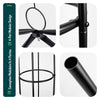 VOUNOT 4 Pack Garden Obelisks for Climbing Plants, 40 cm Dia. x 194 cm