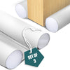 VOUNOT 3 Pack Double Sided Draught Excluder 96cm Under Door Draft Stopper, White