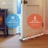 VOUNOT 3 Pack Double Sided Draught Excluder 96cm Under Door Draft Stopper, White