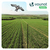 VOUNOT Bird Scarer Kite with Telescopic Pole, 2 Interchangeable Kites, Model C&G