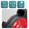 VOUNOT Pneumatic Wheelbarrow Wheels 4.80/4.00-8 400x85mm 20mm Bore