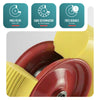 VOUNOT Set of 4 Puncture Proof PU Wheelbarrow Wheels 4.80/4.00-8 20mm Bore