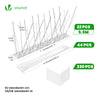 VOUNOT Bird Spikes 5.5M –Anti-Pigeon and Bird Deterrent Spike 22 pcs x 25cm