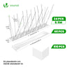 VOUNOT Bird Spikes 8.5M –Anti-Pigeon and Bird Deterrent Spike 34 pcs x 25cm