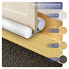 VOUNOT 3 Pack Double Sided Draught Excluder 96cm Under Door Draft Stopper, White