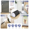 VOUNOT 4 Pack Double Sided Draught Excluder 96cm Under Door Draft Stopper, Black